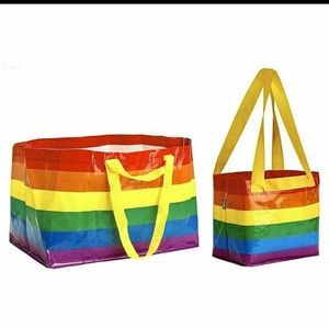 Ikea Rainbow Pride Totes (Large and Small)
